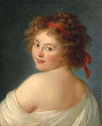 Retrato da Condessa Yekaterina Skavronskaya, née von Engelhardt 1761-1829, 1790.