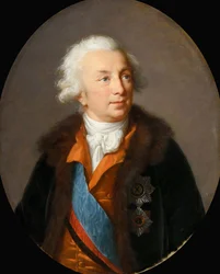 Retrato do Conde Ivan Ivanovich Shuvalov 1727-1797, c. 1796