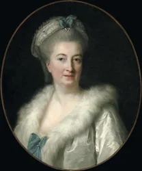 Retrato da mãe da artista, Madame Le Sèvre, nascida Jeanne Maissin 1728-1800, cerca de 1778