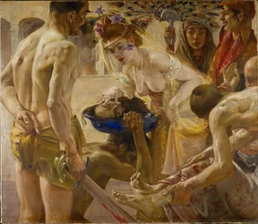 Salomé e a cabeça de São João Batista (pintura sobre tela)