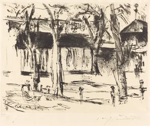 Tiergarten Court com estação Trees, 19201921.