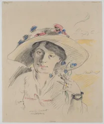 Retrato da esposa do artista, Charlotte Berend-Corinth