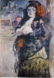 «Carmencita», retrato de Charlotte Berend-Corinth em traje espanhol