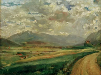 Paisagem do vale do Inn