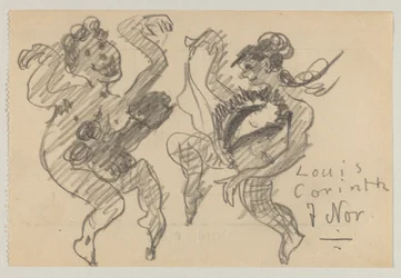 Lovis Corinth e Carl Strathmann