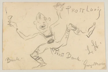 Lovis Corinth para Carl Strathmann: cartão postal, carimbado em 6 de novembro de 1906