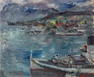 Lago de Lucerna de manhã
