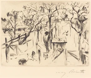 Fruit Garden in Autumn Fruit Garden in Autumn, 1912.