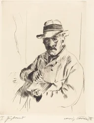 Auto-retrato num chapéu de palha Auto-retrato num chapéu de palha, 1913.