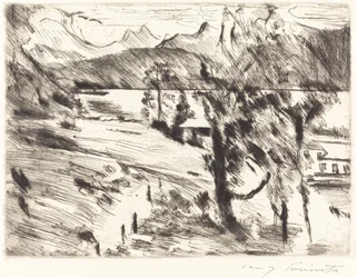Paisagem Walchensee Paisagem Walchensee, 1919.