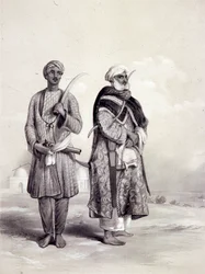 Um Zemindar e um Puthan, 1844