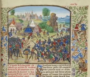 A Batalha de Chiset em 21 de março de 1373, ca 1470-1475.