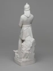 Estatueta Parian ware do Tenente (mais tarde Major) William Hodson