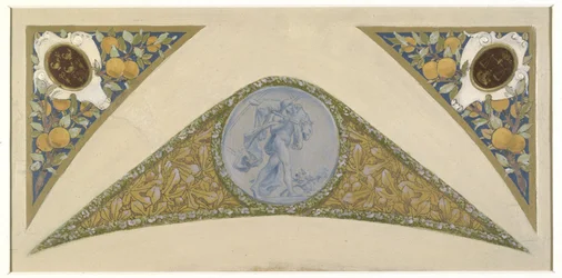 Esboço para a Escadaria do Festival na Câmara Municipal de Paris: Leão, entre 1888 e 1898 (óleo)