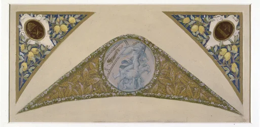 Esboço para a escadaria das Fêtes na Câmara Municipal de Paris: Capricorne, entre 1888 e 1898 (óleo)