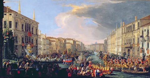 Regata realizada em honra de Frederico VI da Dinamarca (1671-1730) 1709