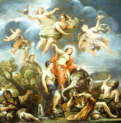 Alegoria da Temperança, de Luca Giordano, óleo sobre tela