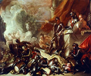 Alegoria da Guerra, de Luca Giordano (1634-1705), óleo sobre tela, 61x50 cm