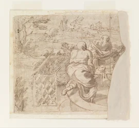 Desenho para Susanna e os Anciãos