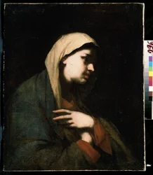""Marie Madeleine"" Peinture de Luca Giordano (1632-1705) 17eme siecle Museu de Arte Mikhail Kroshitsky, Sebastopol (Sebastopol) Ucrânia