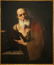 Platão (424-348 a.C.). Pintura de Luca Giordano (1634-1705), óleo sobre tela