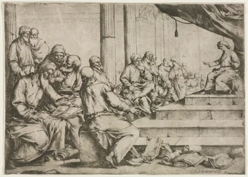 O Jovem Cristo Ensinando no Templo