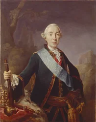 Retrato do czar Pedro III da Rússia 1728-1762, 1761