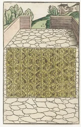 Tabernáculo com padrão de querubins