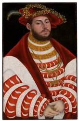 Retrato de John Frederick I, eleitor da Saxônia