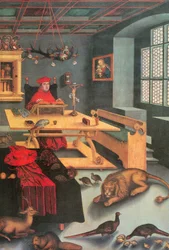 O Cardeal Albrecht de Brandenburgo como São Jerónimo