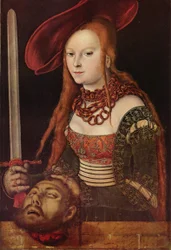 Alemão: Judith mit dem Haupte des Holofernes Judith com a cabeça de Holofernes