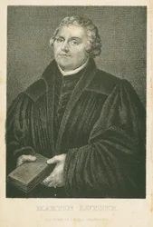 Martinho Lutero, litografia de James Weber (c.1824-86), c.1850