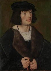 Retrato de um Homem com um Terço, ca. 1508.