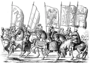 Padrões da igreja e do império, 1529-1530 1849.