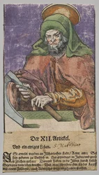 Matias de Cristo, os Apóstolos, e São Paulo