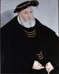 Retrato do Marquês Georg, o Piedoso, de Brandenburgo-Ansbach