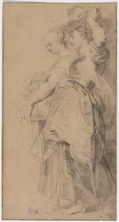 As filhas de Ló fugindo de Sodoma