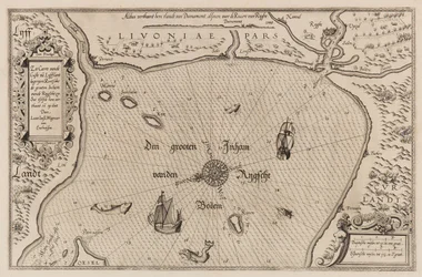 Carta náutica do Golfo de Riga, Cartografia.