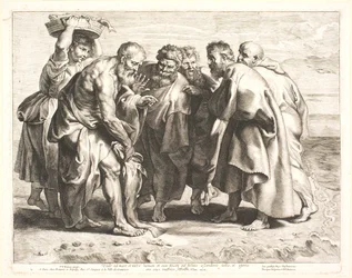 St. Peter encontra a moeda do tesouro em um peixe
