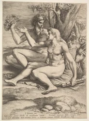 Dois pastores nus, século XVII.