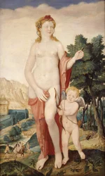 Vênus e Amor, segunda metade do século XVI.