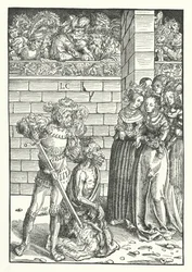 A decapitação de São João Batista (gravura)