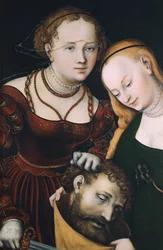 Judite com a Cabeça de Holofernes por Lucas Cranach Elder (1472-1553)