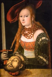 Judite com a cabeça de Holofernes, ca. 1530 (Têmpera e óleo sobre madeira (contraplacado))