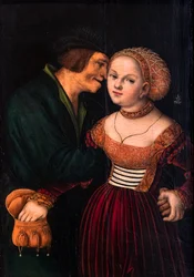 O Velho Apaixonado ou Os Amantes Desencontrados, ca. 1530 (óleo sobre madeira)