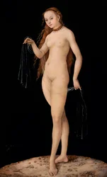 Pintura "Venus" de Lucas Cranach, o Ancião (1472-1553)
