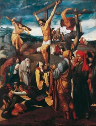 Crucificação, por Lucas van Leyden (cerca de 1494-1533)