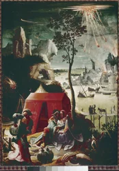 Lot and his Daughters (óleo sobre painel, cerca de 1517)