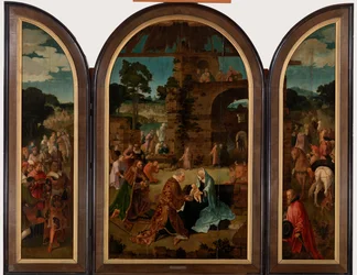 A Adoração do Tríptico dos Reis Magos, c.1510