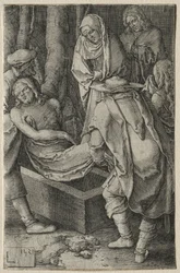 A Paixão: O Enterro de Cristo, 1521.